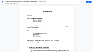 Arbeitsvertrag-Fachkrankenschwester-Pfleger-Radiotherap-Nuklearmed