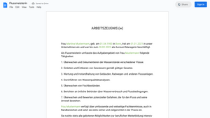 Arbeitszeugnis