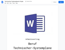 Laden Sie das Bild in den Galerie-Viewer, Arbeitsvertrag-Technischer-Systemplanerin