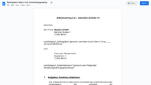 Laden Sie das Bild in den Galerie-Viewer, Arbeitsvertrag-Wachleiterin-Wach-Und-Sicherheitsgewerbe