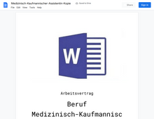 Laden Sie das Bild in den Galerie-Viewer, Arbeitsvertrag-Medizinisch-Kaufmannischer-Assistentin