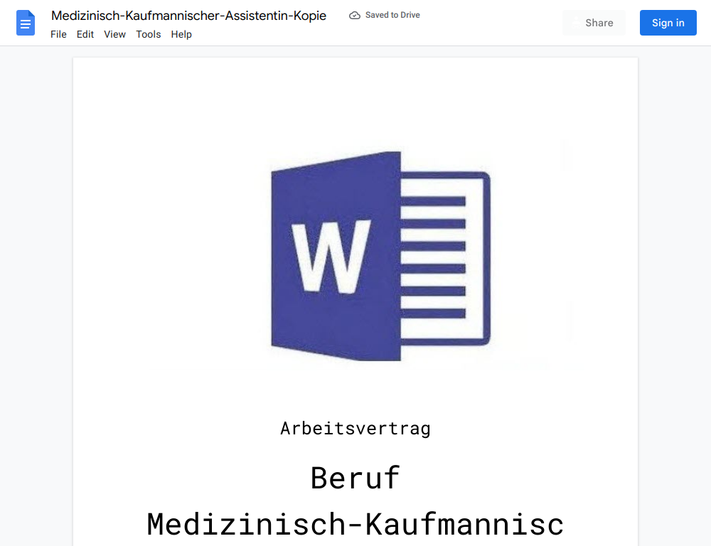 Arbeitsvertrag-Medizinisch-Kaufmannischer-Assistentin