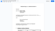Laden Sie das Bild in den Galerie-Viewer, Arbeitsvertrag-Rechtsanwalts-Und-Notarfachangestellter
