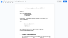 Laden Sie das Bild in den Galerie-Viewer, Arbeitsvertrag-Aufbereitungsmechanikerin-Sortierungklassierung