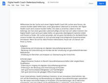 Laden Sie das Bild in den Galerie-Viewer, Stellenbeschreibung