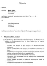 Laden Sie das Bild in den Galerie-Viewer, Arbeitsvertrag-Direktionsassistent-Hotel