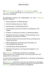 Laden Sie das Bild in den Galerie-Viewer, Arbeitszeugnis Bibliothekar Vorlage m/w/d