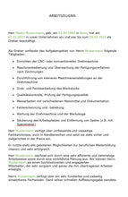 Laden Sie das Bild in den Galerie-Viewer, Arbeitszeugnis Dreher Vorlage m/w/d