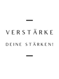 Poster "Verstärke Deine Stärken" Wandgestaltung / zum Download - [tags]