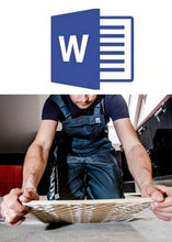Laden Sie das Bild in den Galerie-Viewer, Arbeitszeugnis Fliesenleger Vorlage m/w/d - Simply Download
