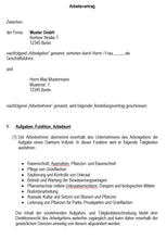 Laden Sie das Bild in den Galerie-Viewer, Arbeitsvertrag Gärtner Vorlage m/w/d - Simply Download