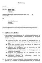 Laden Sie das Bild in den Galerie-Viewer, Arbeitsvertrag-Gastronomiebetriebswirt
