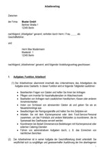 Laden Sie das Bild in den Galerie-Viewer, Arbeitsvertrag-Gastwirt