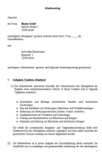 Laden Sie das Bild in den Galerie-Viewer, Arbeitsvertrag Industriemechaniker Vorlage m/w/d - Simply Download