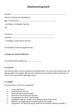 Laden Sie das Bild in den Galerie-Viewer, Arbeitsvertrag Koch m/w/d - Simply Download
