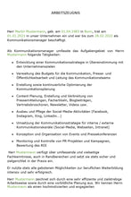 Laden Sie das Bild in den Galerie-Viewer, Arbeitszeugnis Kommunikationsmanager Vorlage m/w/d