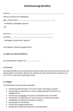 Laden Sie das Bild in den Galerie-Viewer, Arbeitsvertrag Konditor m/w/d - Simply Download