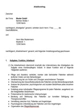 Laden Sie das Bild in den Galerie-Viewer, Arbeitsvertrag Krankenpfleger Vorlage m/w/d - Simply Download