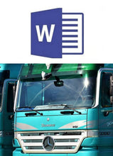 Laden Sie das Bild in den Galerie-Viewer, Arbeitszeugnis LKW Fahrer Vorlage m/w/d