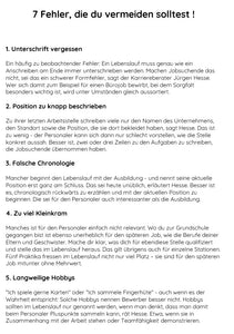 Lebenslauf Kindererzieherin Vorlage - Muster