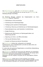 Laden Sie das Bild in den Galerie-Viewer, Arbeitszeugnis Marketing Manager Vorlage m/w/d