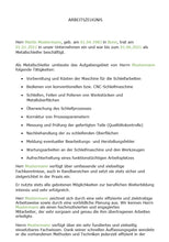 Laden Sie das Bild in den Galerie-Viewer, Arbeitszeugnis Metallschleifer Vorlage m/w/d - Simply Download
