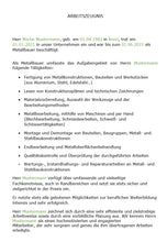 Laden Sie das Bild in den Galerie-Viewer, Arbeitszeugnis Metallbauer Vorlage m/w/d - Simply Download