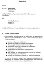 Laden Sie das Bild in den Galerie-Viewer, Arbeitsvertrag Produktionsmitarbeiter Vorlage m/w/d - Simply Download