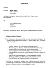 Laden Sie das Bild in den Galerie-Viewer, Arbeitsvertrag Produktionsleiter Vorlage m/w/d - Simply Download