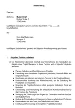 Laden Sie das Bild in den Galerie-Viewer, Arbeitsvertrag Projektmanager Vorlage m/w/d - Simply Download