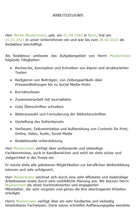 Laden Sie das Bild in den Galerie-Viewer, Arbeitszeugnis Redakteur Vorlage m/w/d