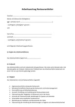 Laden Sie das Bild in den Galerie-Viewer, Arbeitsvertrag Restaurantleiter m/w/d - Simply Download