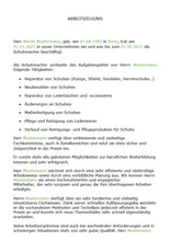 Laden Sie das Bild in den Galerie-Viewer, Arbeitszeugnis Schuhmacher Vorlage m/w/d - Simply Download