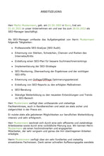 Laden Sie das Bild in den Galerie-Viewer, Arbeitszeugnis SEO-Manager Vorlage m/w/d