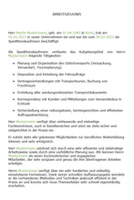 Laden Sie das Bild in den Galerie-Viewer, Arbeitszeugnis Speditionskaufmann Vorlage m/w/d