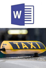 Laden Sie das Bild in den Galerie-Viewer, Arbeitszeugnis Taxifahrer Vorlage m/w/d