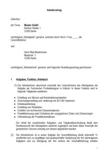 Laden Sie das Bild in den Galerie-Viewer, Arbeitsvertrag Technischer Produktdesigner Vorlage m/w/d - [tags]