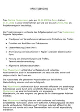 Laden Sie das Bild in den Galerie-Viewer, Arbeitszeugnis Verwaltungskraft Vorlage m/w/d