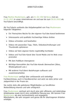 Laden Sie das Bild in den Galerie-Viewer, Arbeitszeugnis YouTuber Vorlage m/w/d