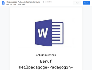 Arbeitsvertrag-Heilpadagoge-Padagogin-Fachschule