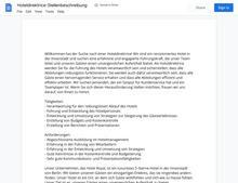 Laden Sie das Bild in den Galerie-Viewer, Stellenbeschreibung