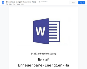 Stellenbeschreibung-Erneuerbare-Energien-Handwerker