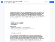 Laden Sie das Bild in den Galerie-Viewer, Stellenbeschreibung