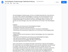 Laden Sie das Bild in den Galerie-Viewer, Stellenbeschreibung