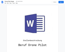 Laden Sie das Bild in den Galerie-Viewer, Stellenbeschreibung-Drone Pilot