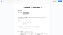 Laden Sie das Bild in den Galerie-Viewer, Arbeitsvertrag-Werkschutzfachmann-Frau-Wach-U-Streifendienst
