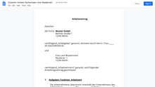 Laden Sie das Bild in den Galerie-Viewer, Arbeitsvertrag-Dozentin-Hohere-Fachschulen-Und-Akademien