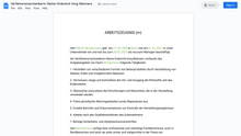 Laden Sie das Bild in den Galerie-Viewer, Arbeitszeugnis