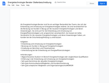 Laden Sie das Bild in den Galerie-Viewer, Stellenbeschreibung