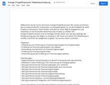 Laden Sie das Bild in den Galerie-Viewer, Stellenbeschreibung